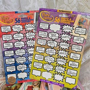 1990's Photo Bubble Stickers